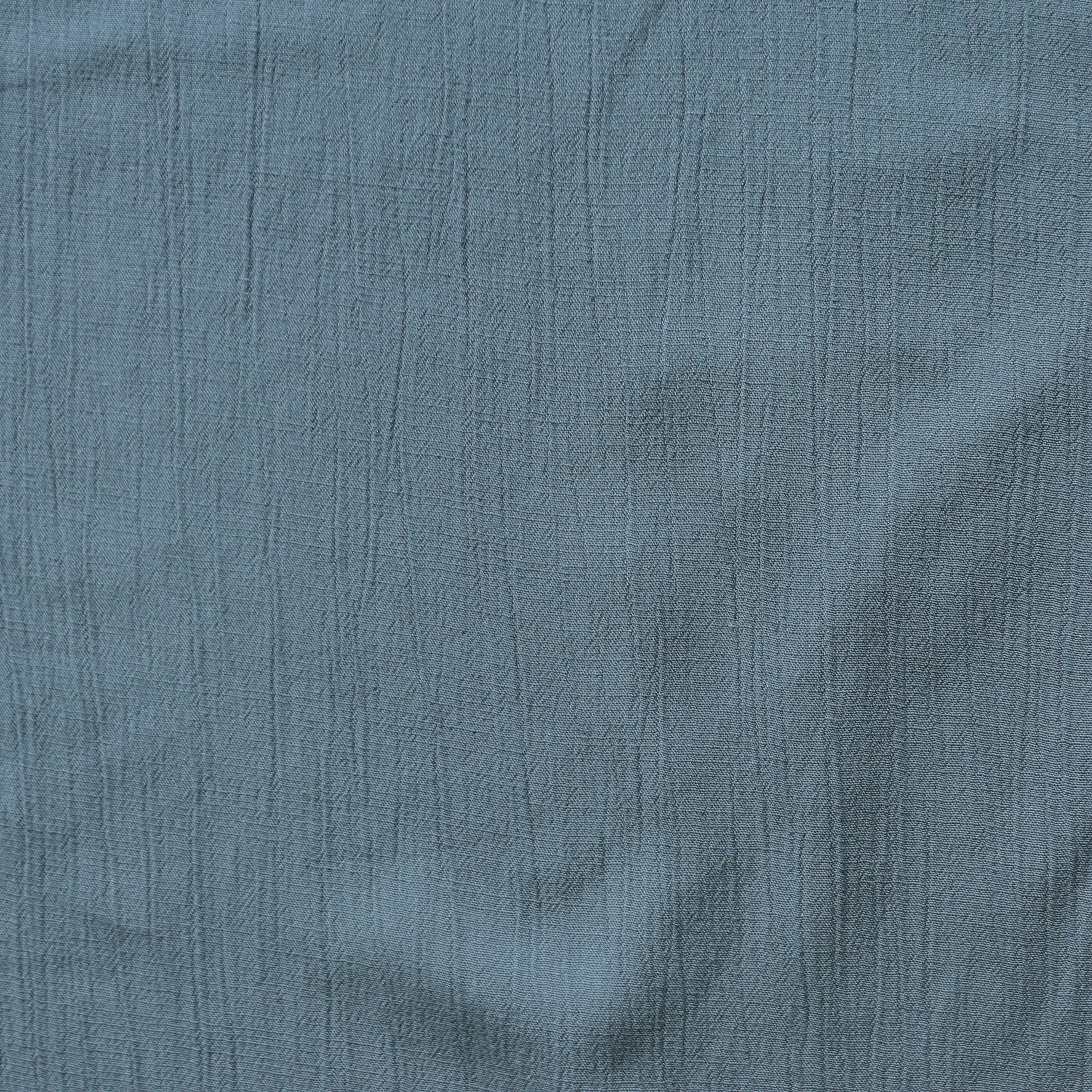 Viscose Linen Crinkle - Slate Blue