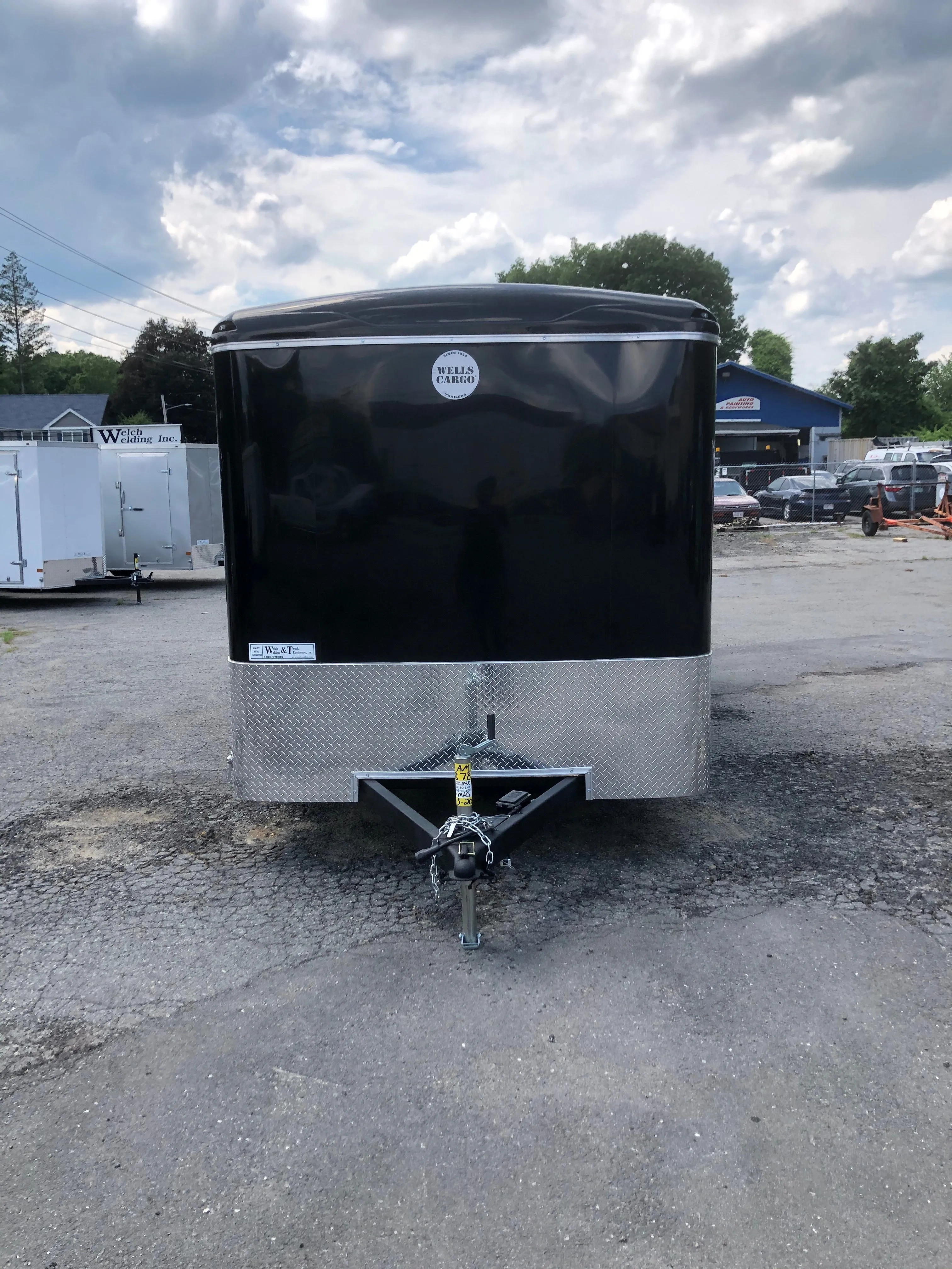 Wells Cargo 7 x 16 Black Road Force Trailer